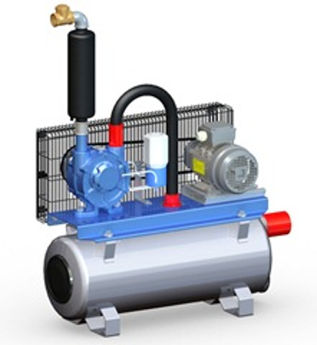 Dry vacum pump unit 750l per min