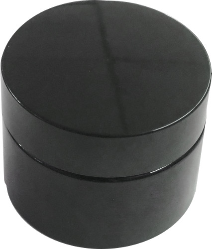 Βαζάκι μαύρο με βιδωτό πλαστικό καπάκι και ενδιάμεσο κάλυμμα (40ml) - Επιλέξτε την εικόνα για να κλείσει