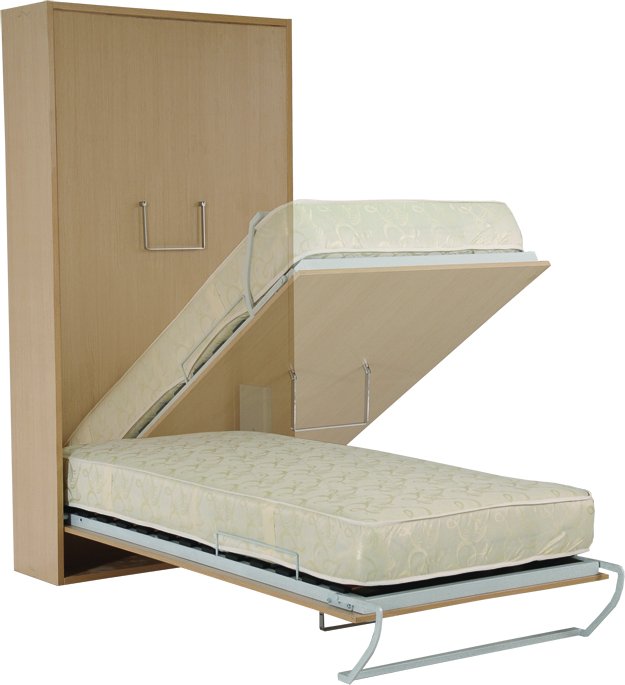 Wardrobe folding bed mechanism
