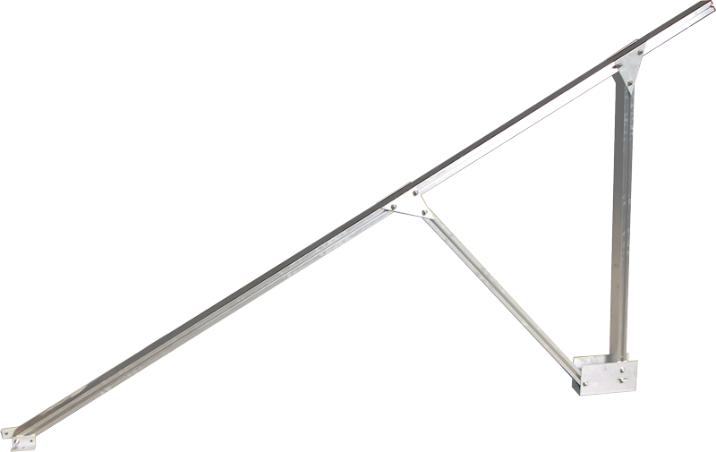 Angular solar panel mounting frame aluminum 108cm